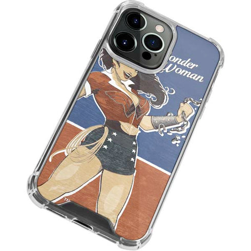 DC Comics Bombshells Wonder Woman Bombshell iPhone 14 Pro Clear Case